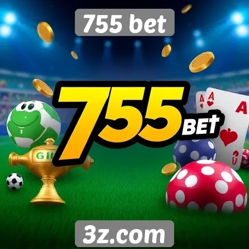 Diversificação de jogos disponíveis na plataforma 755 bet